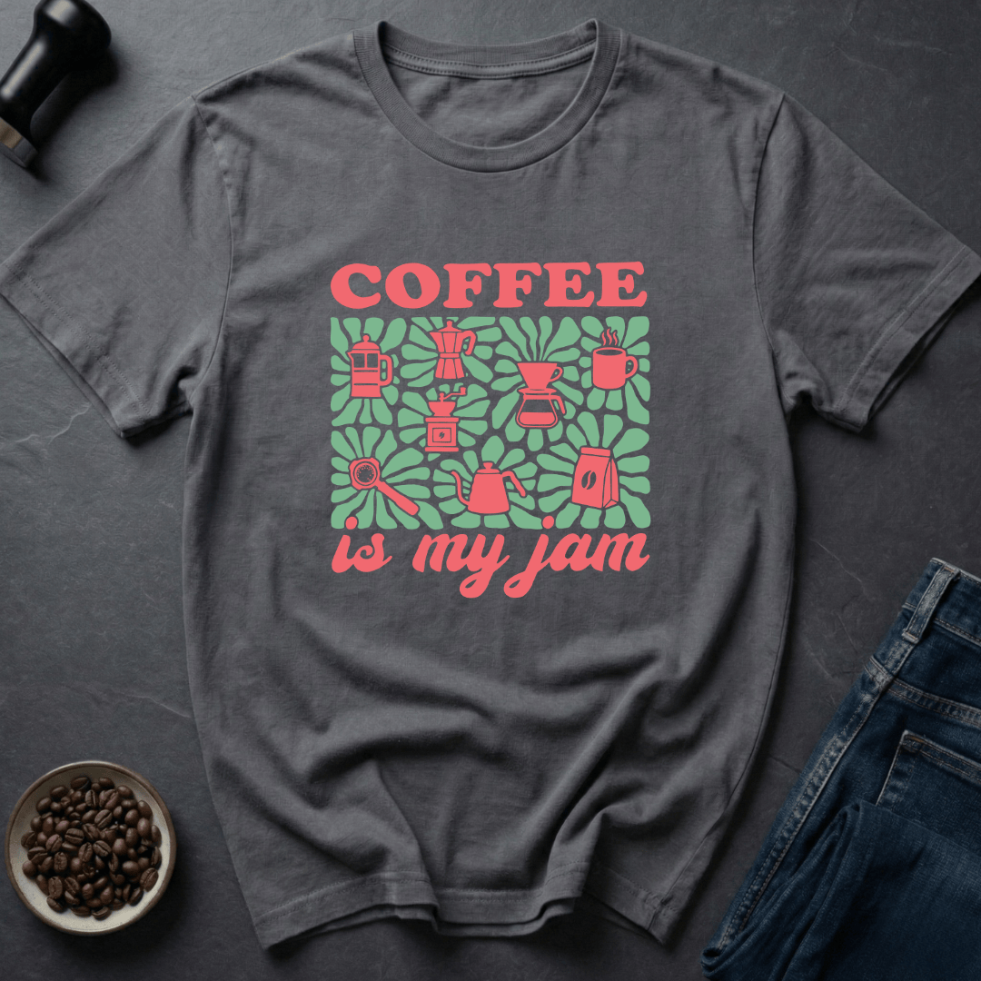 Coffee graphic Brew Mood T-Shirt in by Caffeine Dept