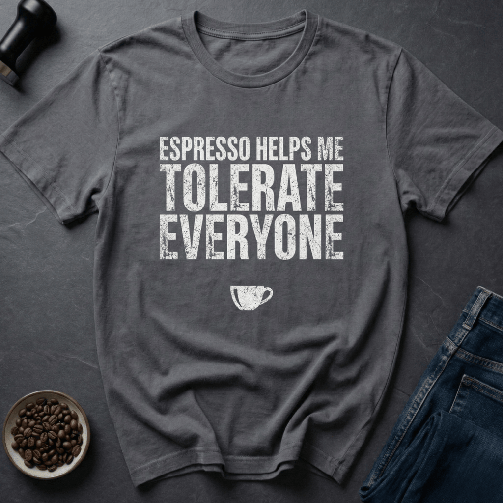 Coffee graphic People Buffer T-Shirt in by Caffeine Dept