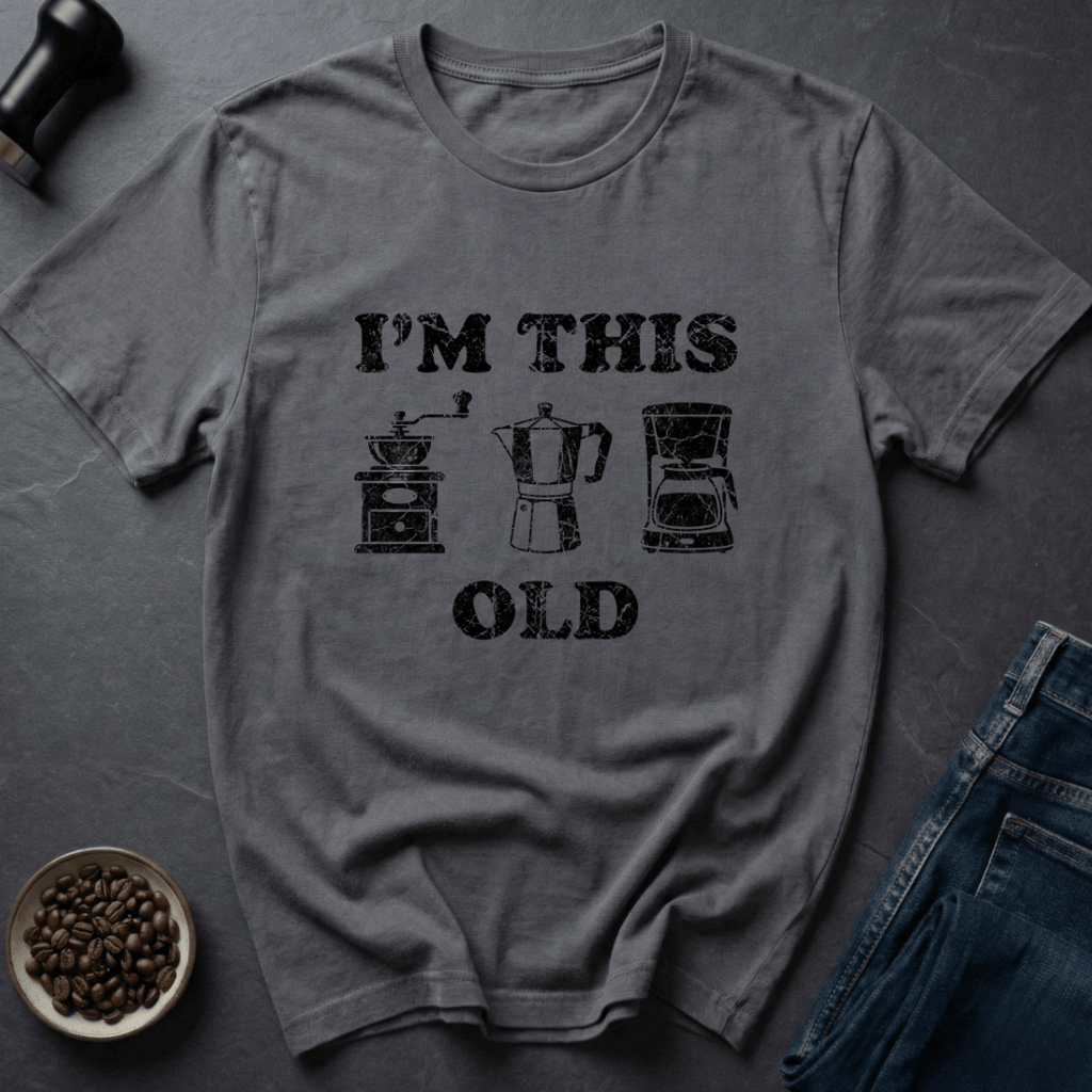 Coffee graphic Vintage Brewer T-Shirt in by Caffeine Dept