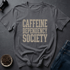 Coffee graphic Caffeine Society T-Shirt in by Caffeine Dept