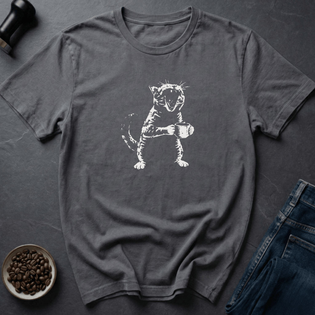 Coffee graphic Ferally Caffeinated T-Shirt in by Caffeine Dept