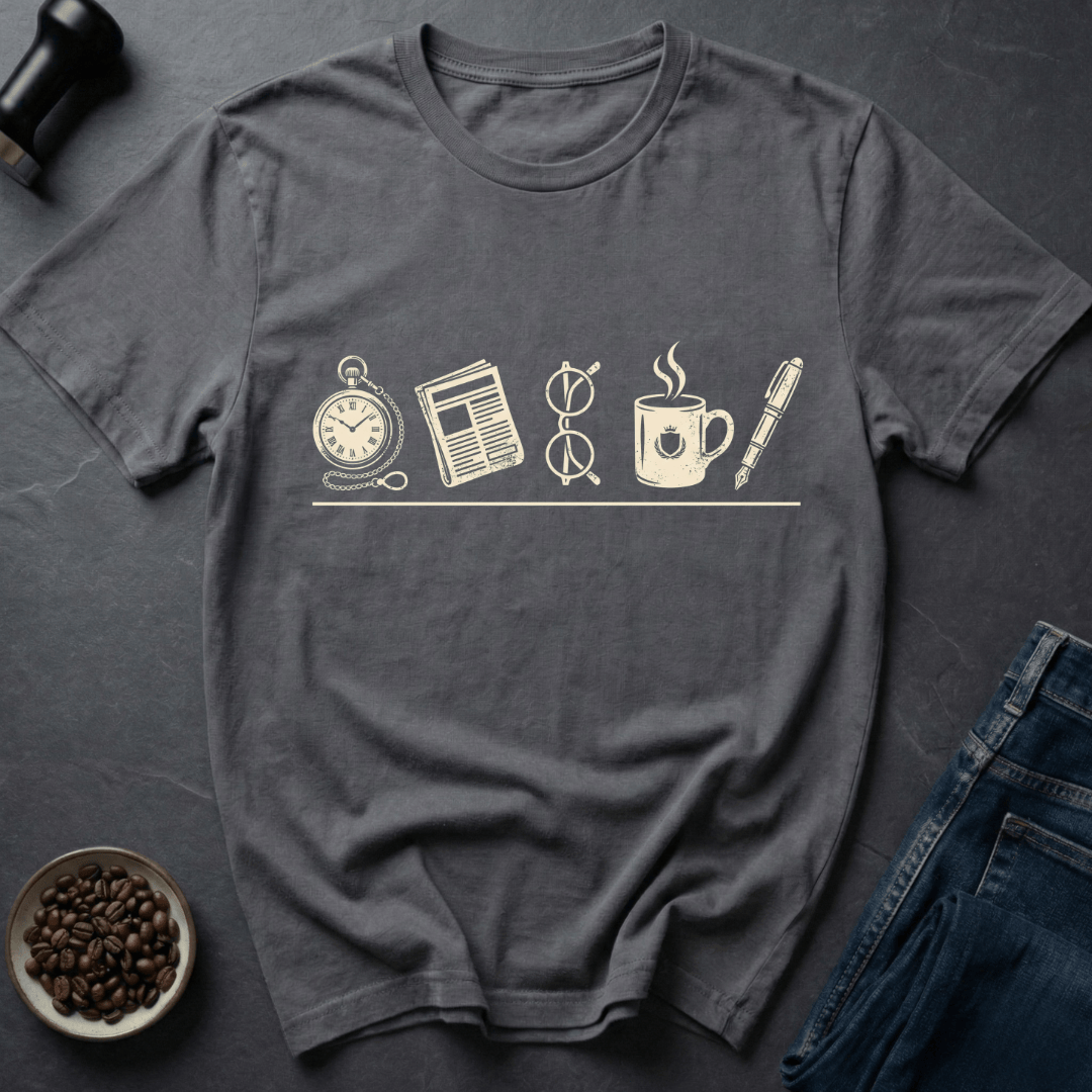 Coffee graphic Daily Ritual T-Shirt in by Caffeine Dept