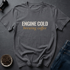 Coffee graphic Engine Cold T-Shirt in by Caffeine Dept