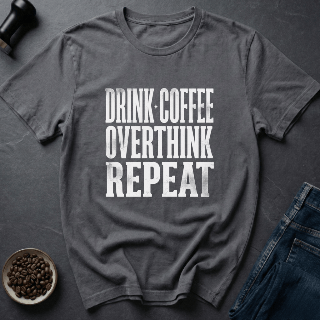 Coffee graphic Coffee Routine T-Shirt in by Caffeine Dept