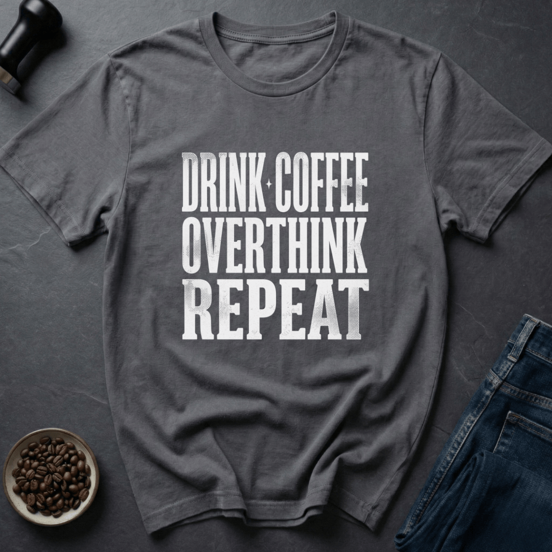 Coffee graphic Coffee Routine T-Shirt in by Caffeine Dept