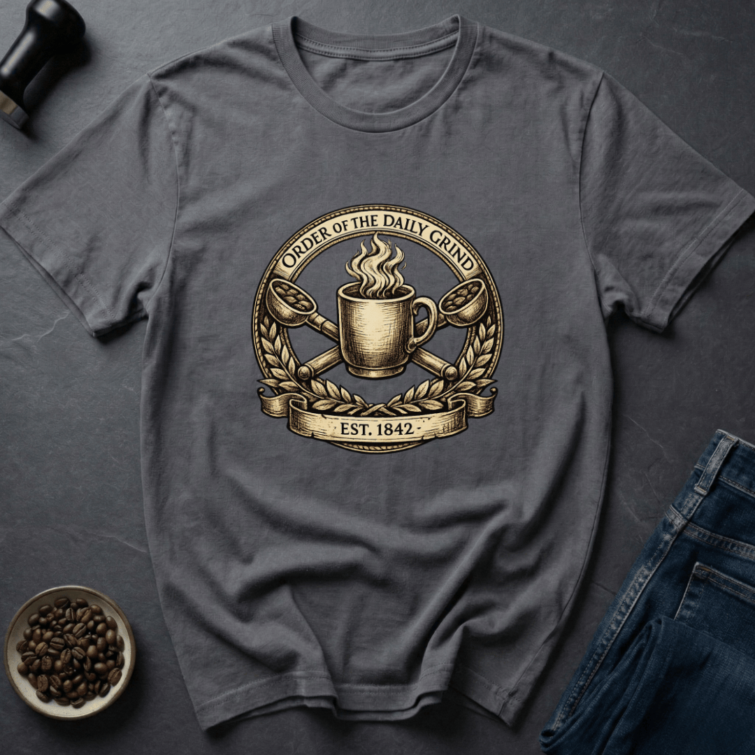 Coffee graphic Daily Grind T-Shirt in by Caffeine Dept