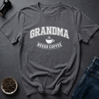 Coffee graphic Grandma Coffee T-Shirt in by Caffeine Dept