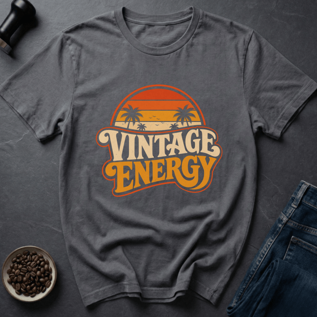 Coffee graphic Retro Power T-Shirt in by Caffeine Dept