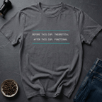 Coffee graphic Cup Functional T-Shirt in by Caffeine Dept