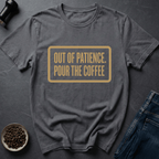Coffee graphic Pour Coffee T-Shirt in by Caffeine Dept