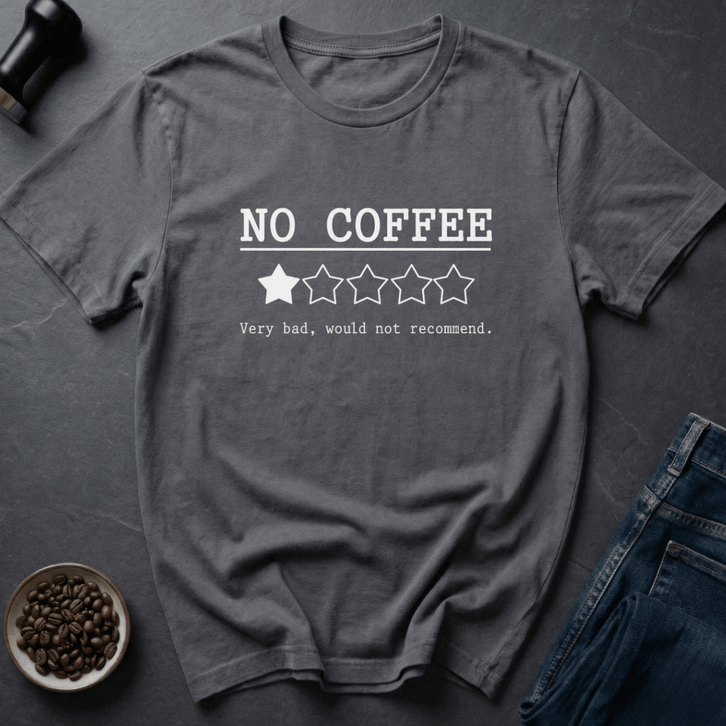 Coffee graphic Zero Brew T-Shirt in by Caffeine Dept