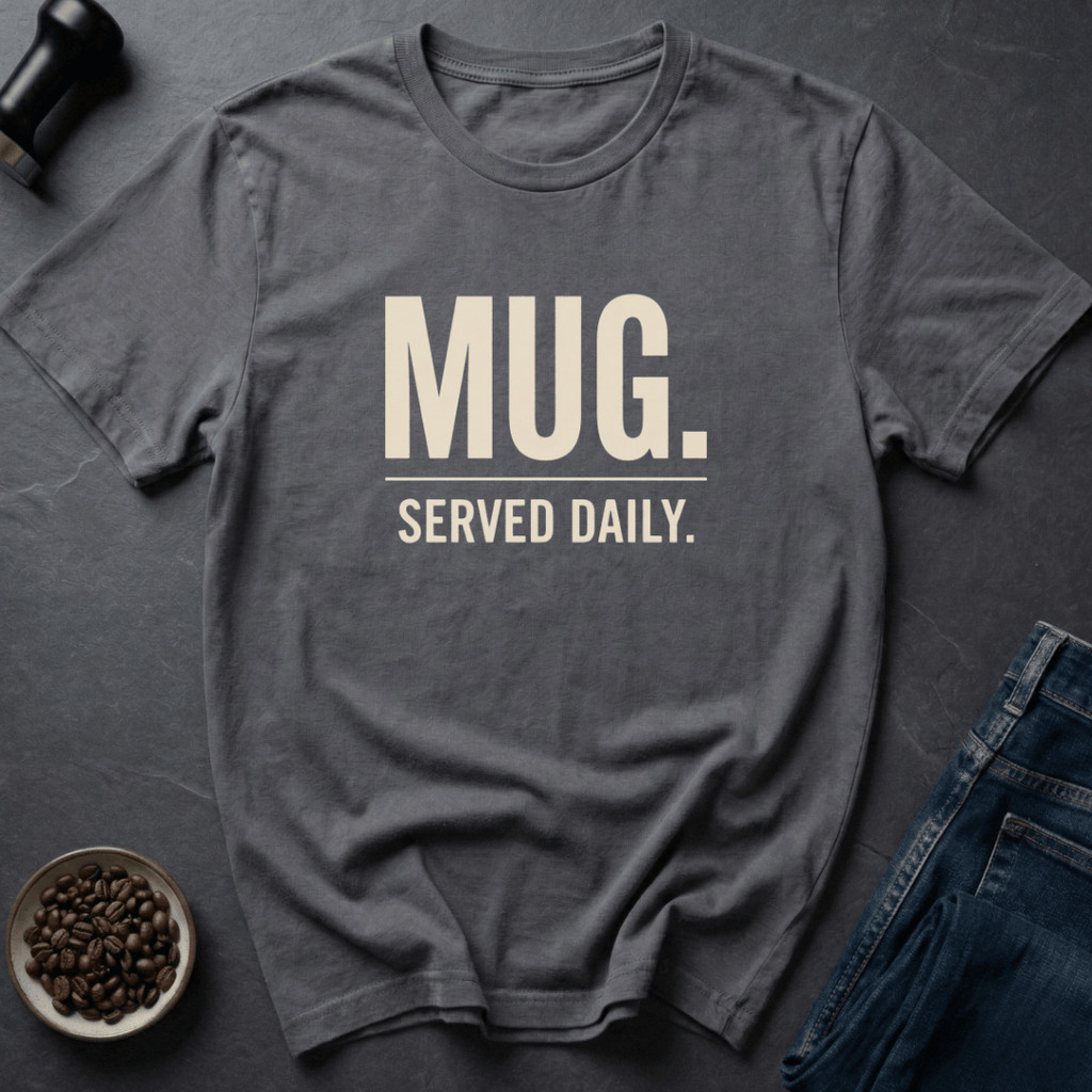 Coffee graphic Mug Life T-Shirt in by Caffeine Dept