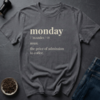 Coffee graphic Monday Fee T-Shirt in by Caffeine Dept