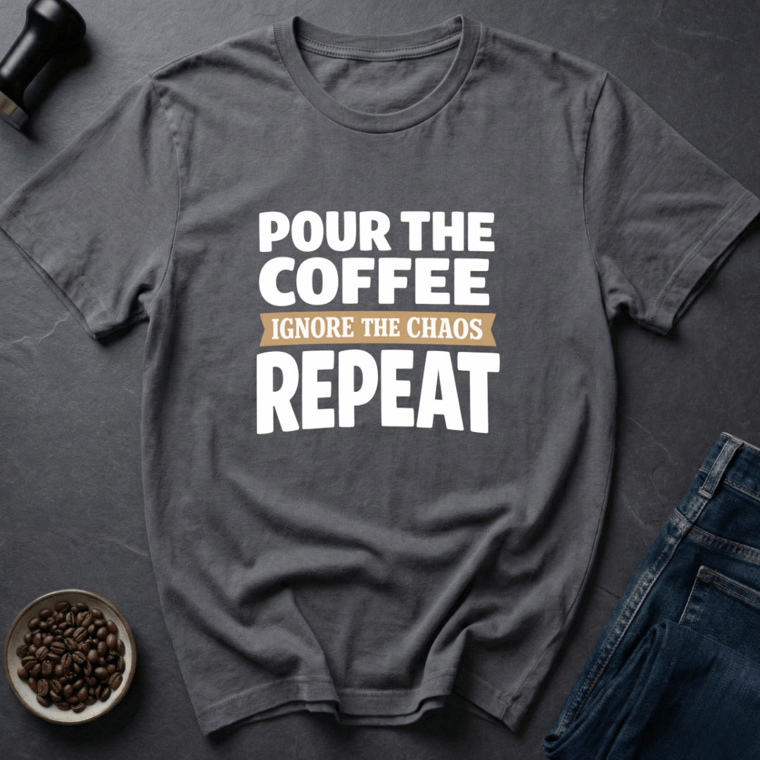 Coffee graphic Coffee Reset T-Shirt in by Caffeine Dept