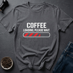 Coffee graphic Brew Booting T-Shirt in by Caffeine Dept