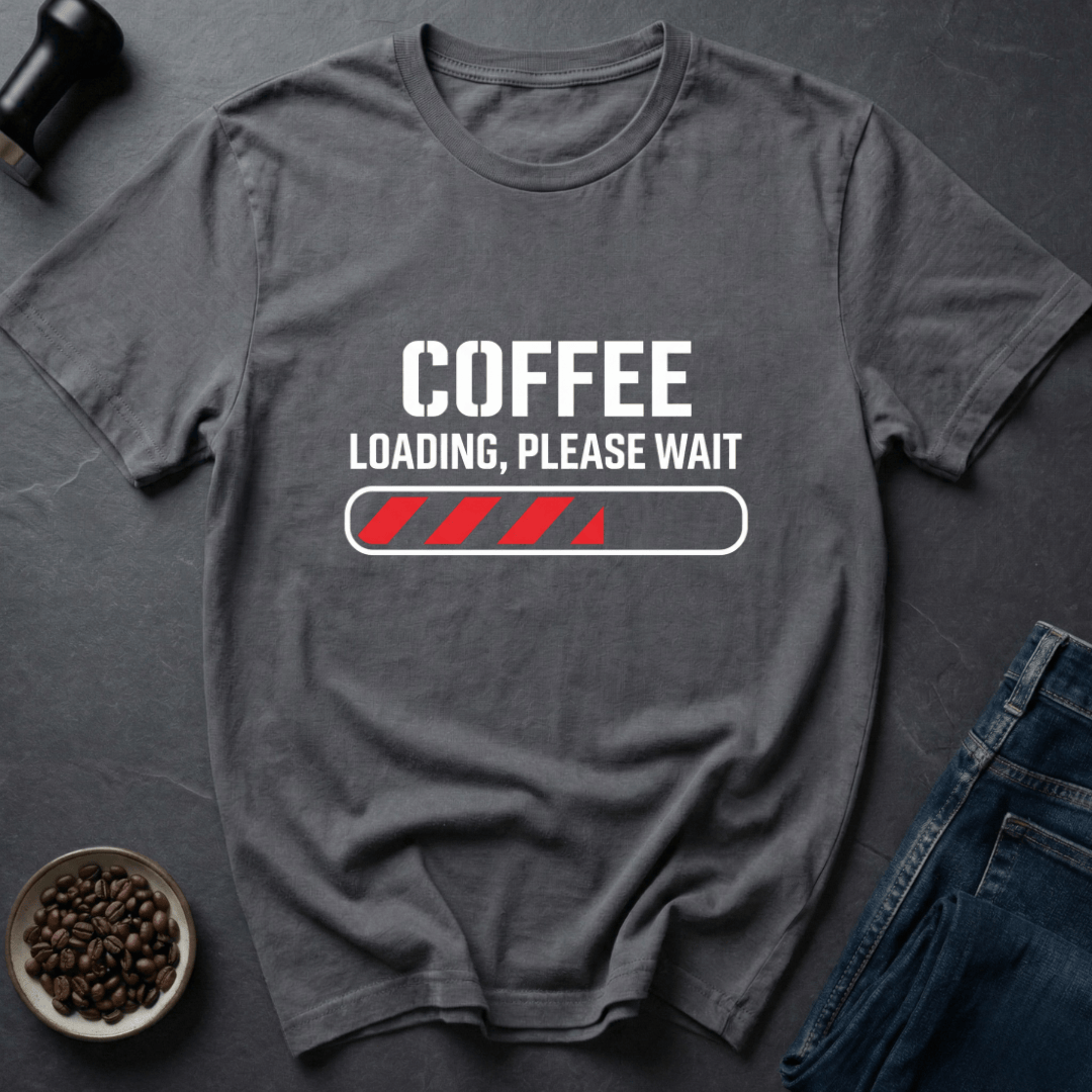 Coffee graphic Brew Booting T-Shirt in by Caffeine Dept
