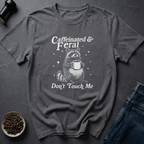 Coffee graphic Feral Coffee T-Shirt in by Caffeine Dept