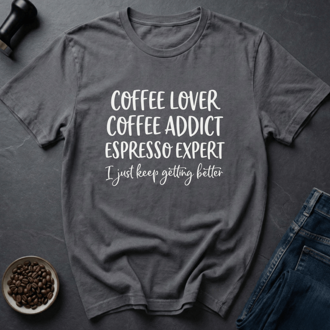 Coffee graphic Bean Boss T-Shirt in by Caffeine Dept
