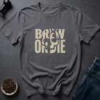 Coffee graphic Brew or Die T-Shirt in by Caffeine Dept