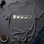 Coffee graphic Daily Ritual T-Shirt in by Caffeine Dept