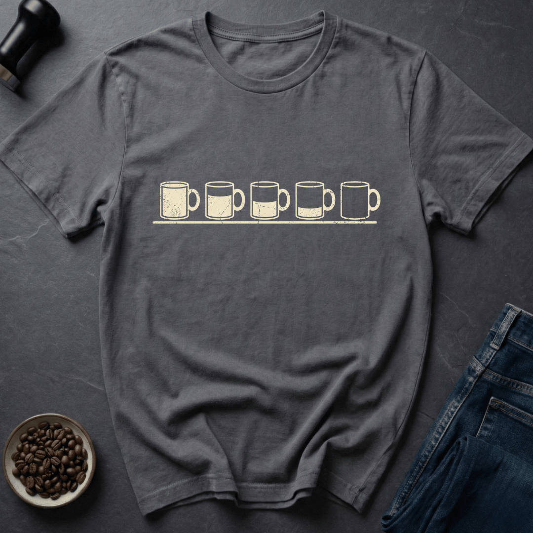 Coffee graphic Daily Ritual T-Shirt in by Caffeine Dept
