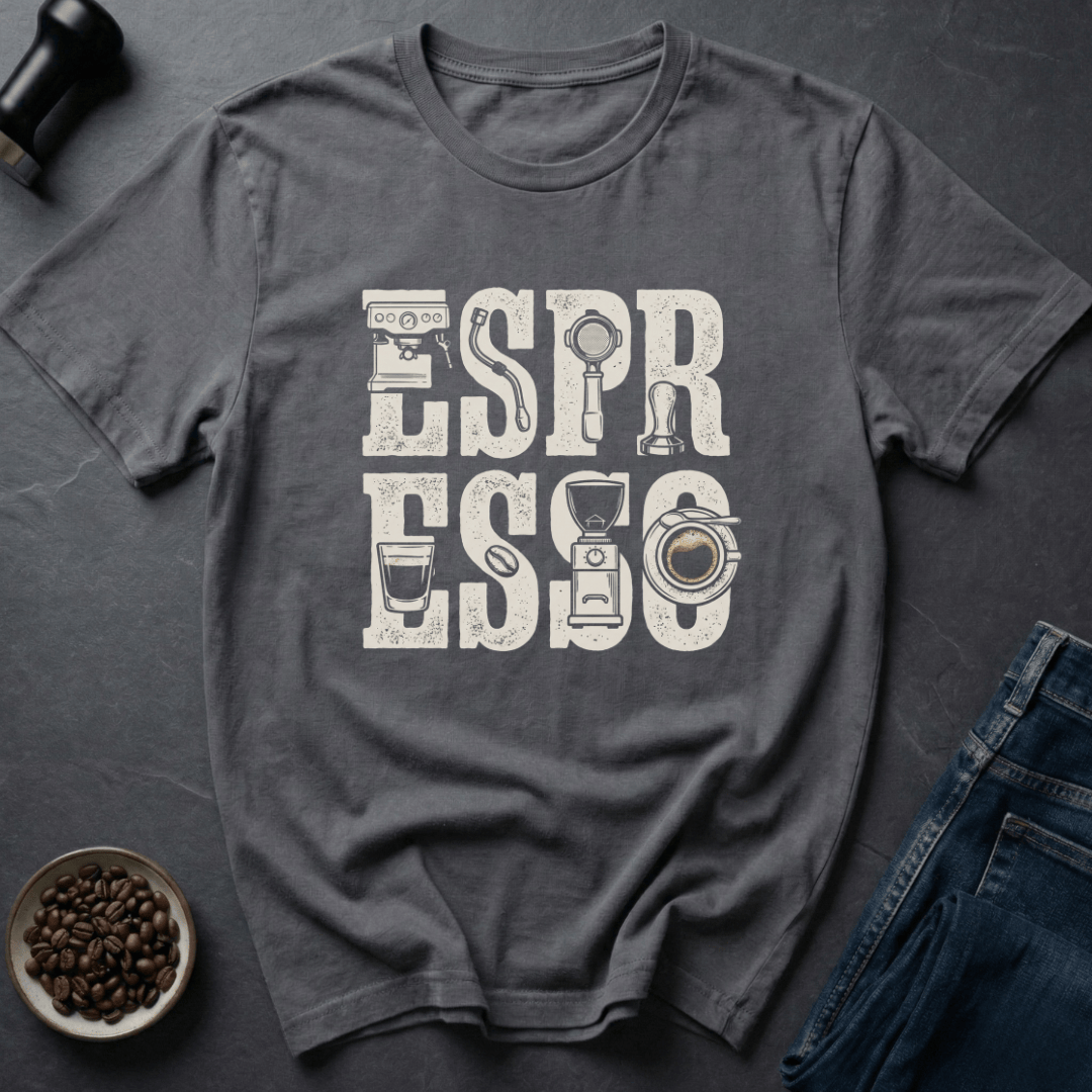Coffee graphic Espresso Life T-Shirt in by Caffeine Dept