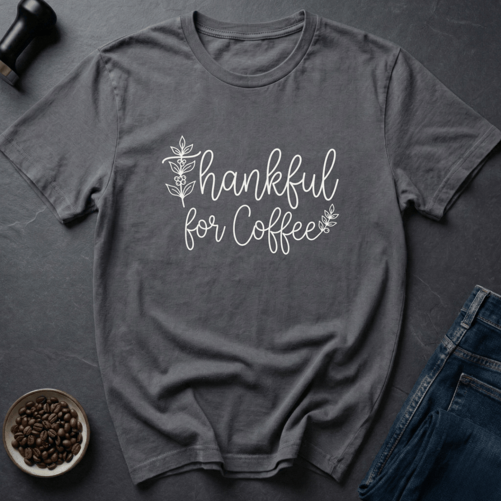 Coffee graphic Blessed Brew T-Shirt in by Caffeine Dept