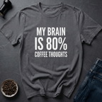 Coffee graphic Bean Powered T-Shirt in by Caffeine Dept