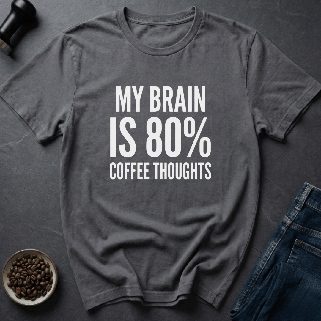 Coffee graphic Bean Powered T-Shirt in by Caffeine Dept