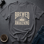 Coffee graphic Brew Mode T-Shirt in by Caffeine Dept