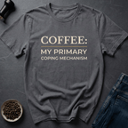 Coffee graphic Sip Therapy T-Shirt in by Caffeine Dept