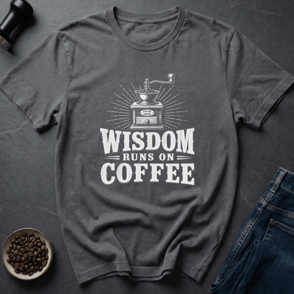 Coffee graphic Smart Fuel T-Shirt in by Caffeine Dept
