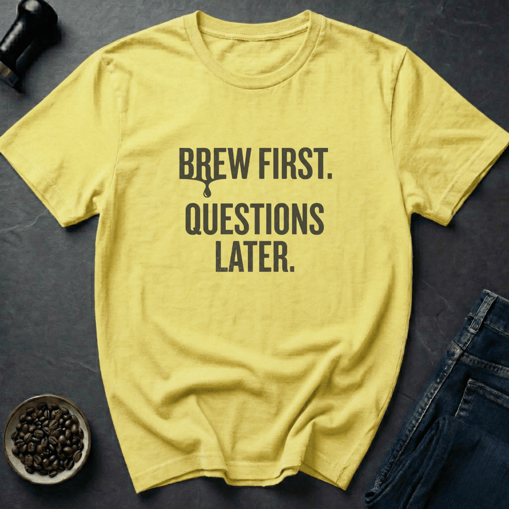 Coffee graphic Coffee Rules T-Shirt in by Caffeine Dept