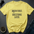 Coffee graphic Coffee Rules T-Shirt in by Caffeine Dept