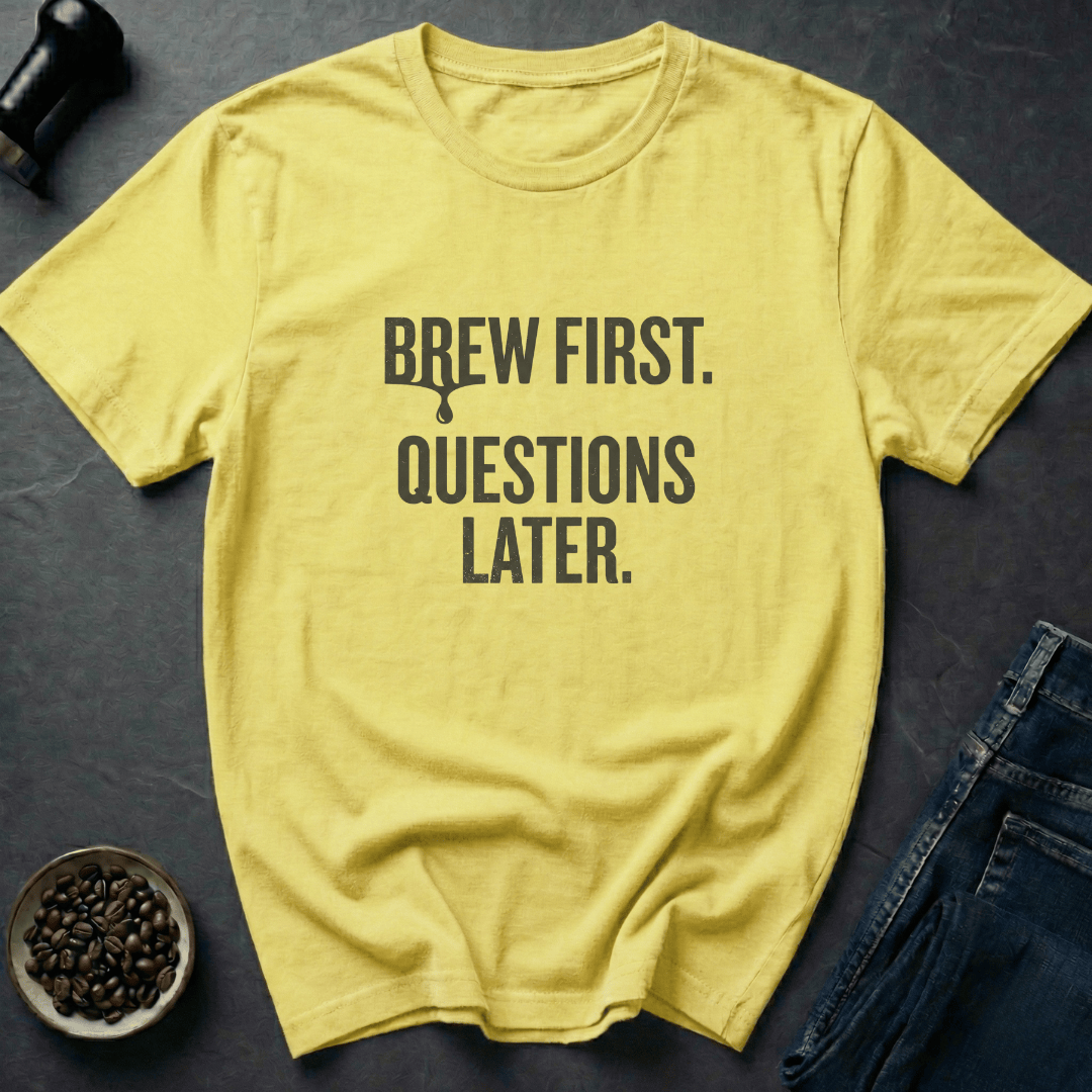 Coffee graphic Coffee Rules T-Shirt in by Caffeine Dept