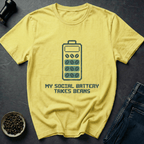 Coffee graphic Caffeine Charge T-Shirt in by Caffeine Dept