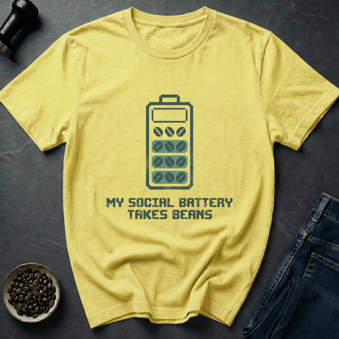 Coffee graphic Caffeine Charge T-Shirt in by Caffeine Dept