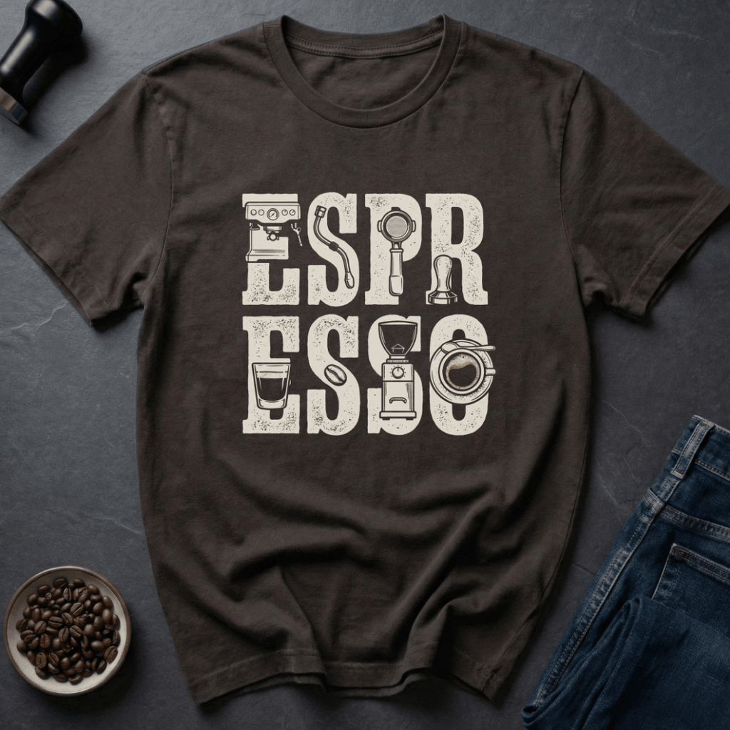 Coffee graphic Espresso Life T-Shirt in by Caffeine Dept
