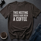 Coffee graphic Meeting Survival T-Shirt in by Caffeine Dept