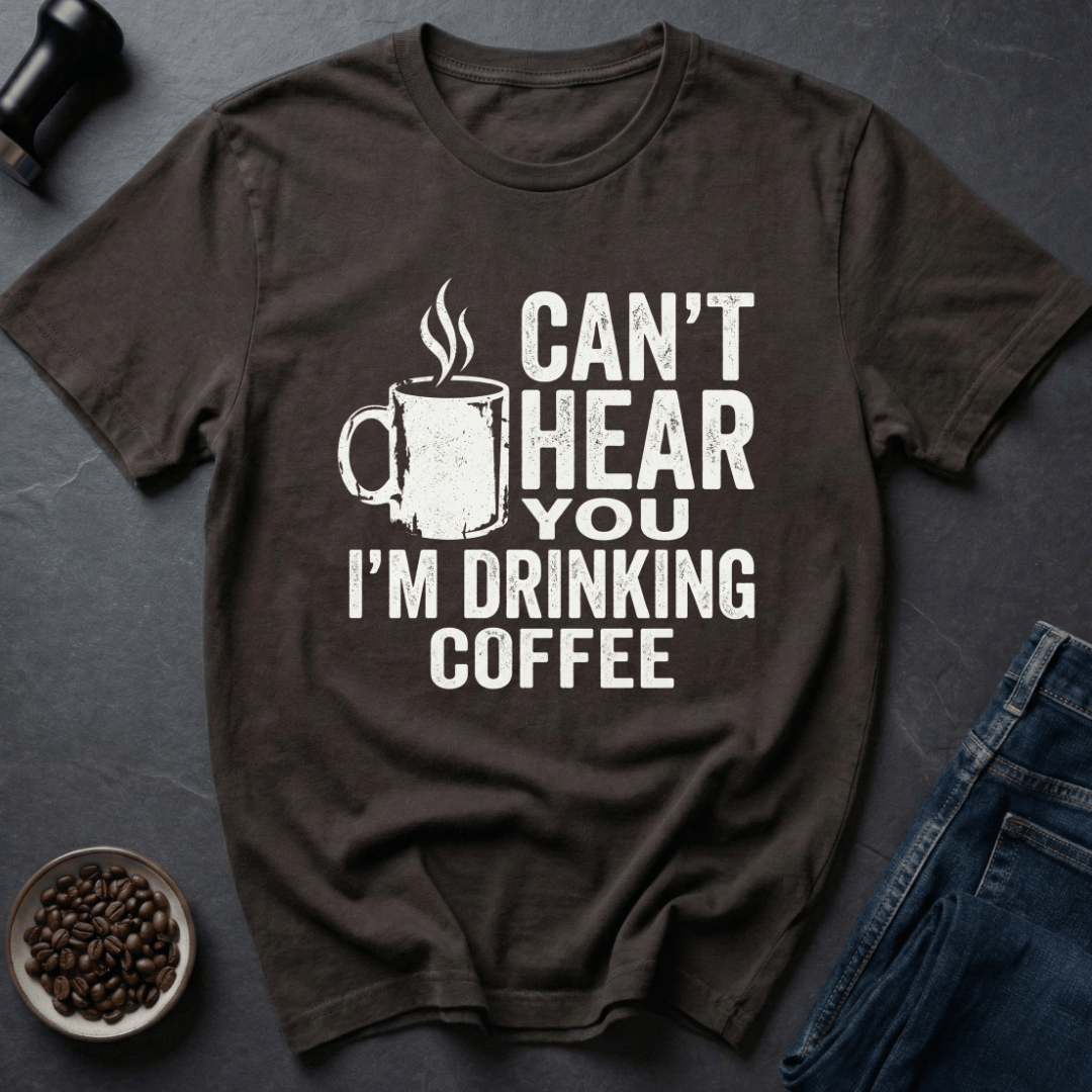 Coffee graphic Brew First T-Shirt in by Caffeine Dept