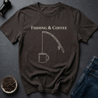 Coffee graphic Fish Coffee T-Shirt in by Caffeine Dept