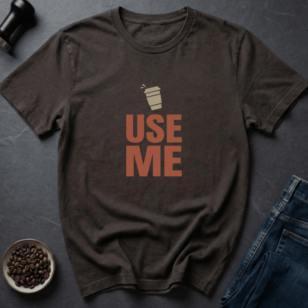 Coffee graphic Pick Me Coffee T-Shirt in by Caffeine Dept