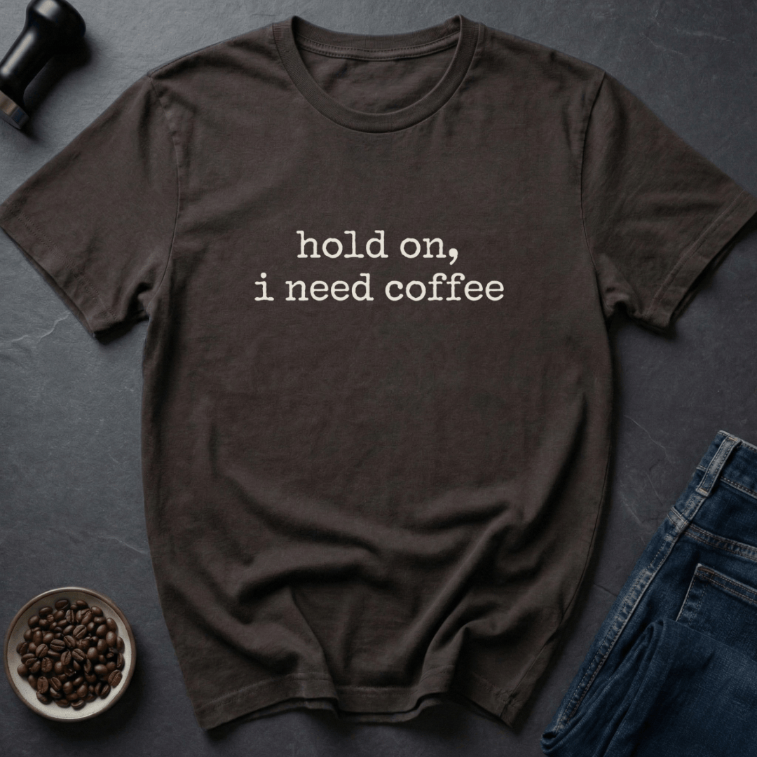 Coffee graphic Need Coffee T-Shirt in by Caffeine Dept