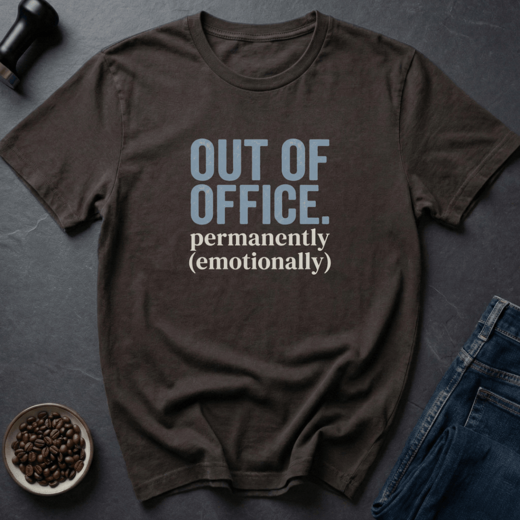 Coffee graphic Out Of Office T-Shirt in by Caffeine Dept