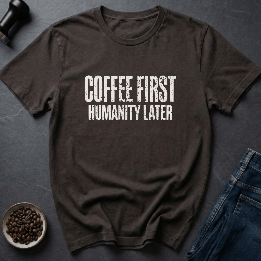 Coffee graphic Coffee Priority T-Shirt in by Caffeine Dept