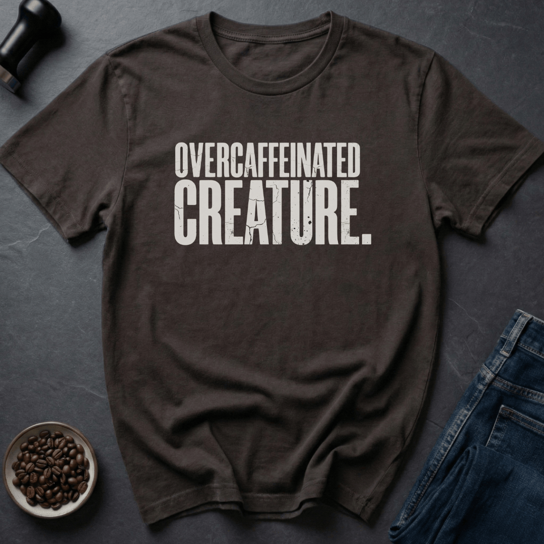 Coffee graphic Caffeinated Chaos T-Shirt in by Caffeine Dept