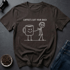 Coffee graphic Bean Support T-Shirt in by Caffeine Dept