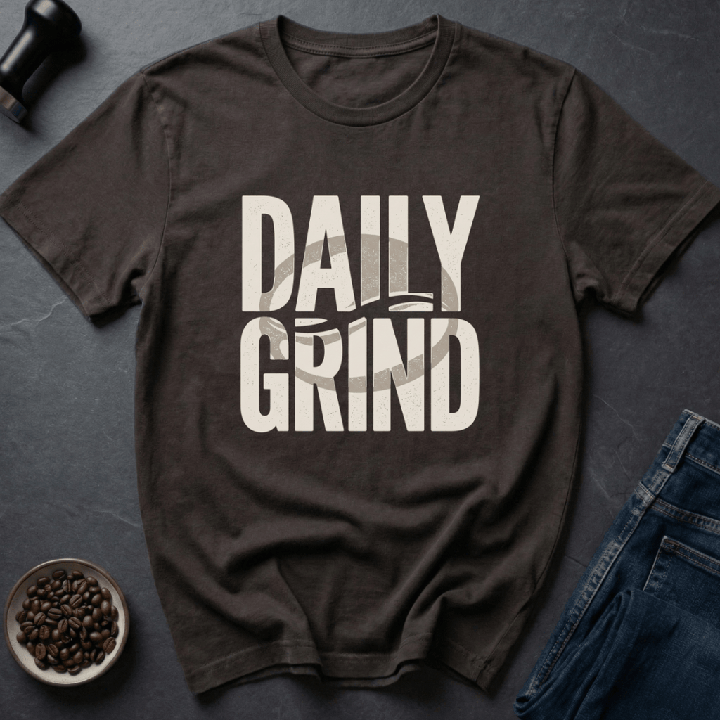 Coffee graphic Daily Grind T-Shirt in by Caffeine Dept