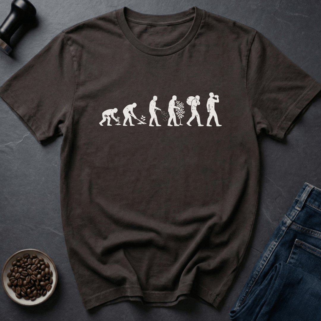 Coffee graphic Bean to Brew T-Shirt in by Caffeine Dept