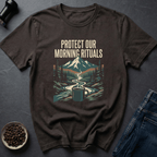 Coffee graphic Morning Ritual T-Shirt in by Caffeine Dept